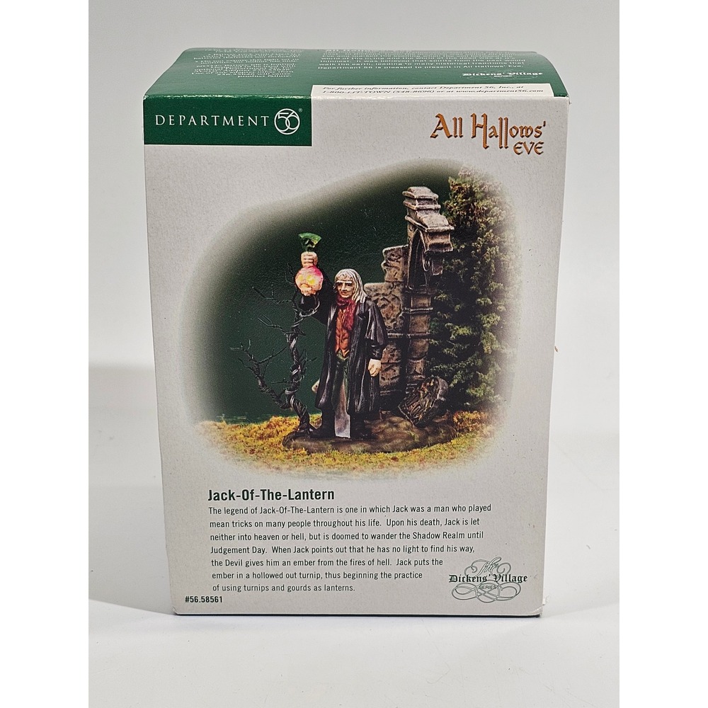 Department 56 Jack-Of-The-Lantern Dickens Village All Hallows Eve Figurine 58561